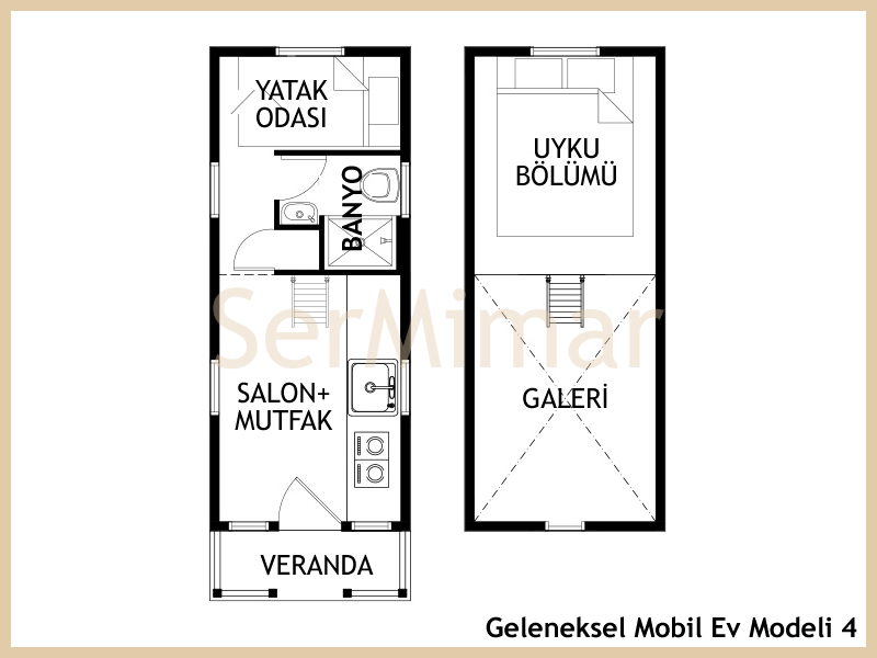 Geleneksel Mobil Ev 4 Planı