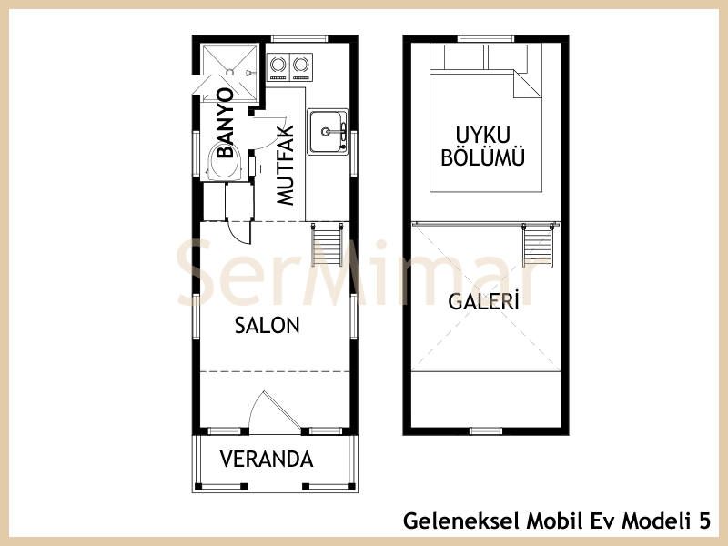 Geleneksel Mobil Ev 5 Planı