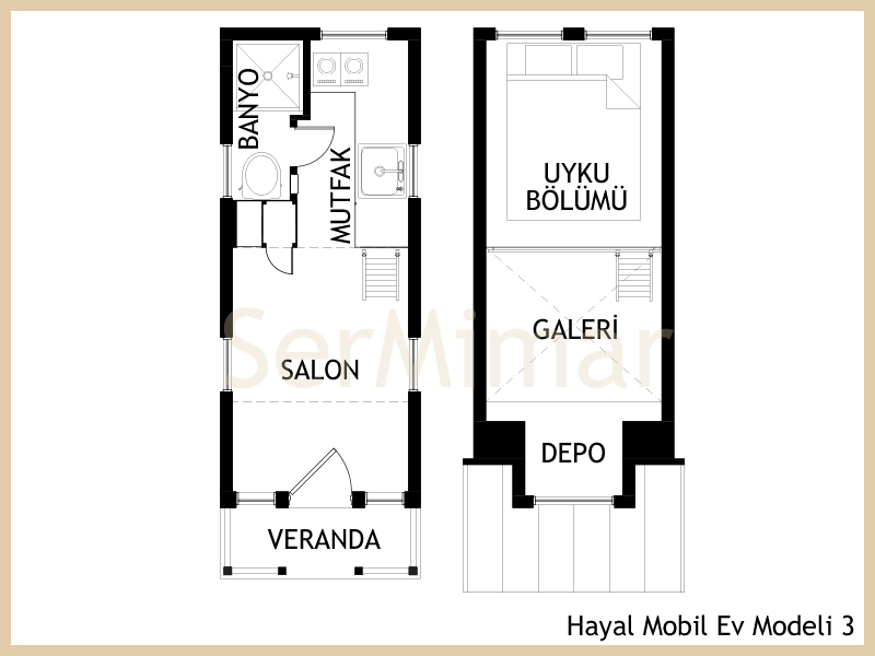 Hayal Mobil Ev 3 Planı